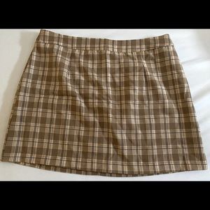 Abound plaid mini skirt